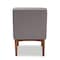 Baxton Studio Arvid Mid-Century Gray Upholstered Wood Dining Chair 155-9307 - alternate 2